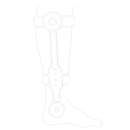 Orthotic brace white